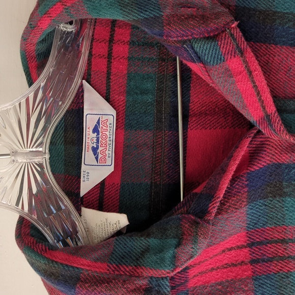 Vintage Dakota by Five Brothers Flannel Shirt - Picture 2 of 4